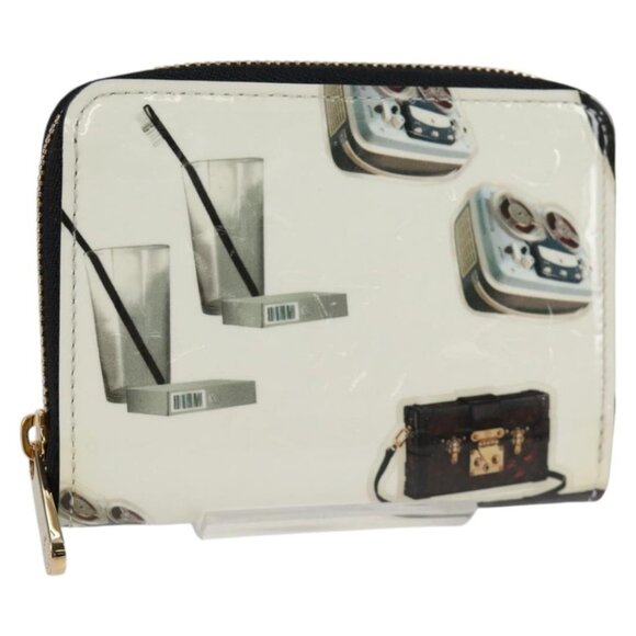 LOUIS VUITTON Vernis Sticker Print Nicola Geschier Coin M50372 LV Auth 133175V - Picture 1 of 16